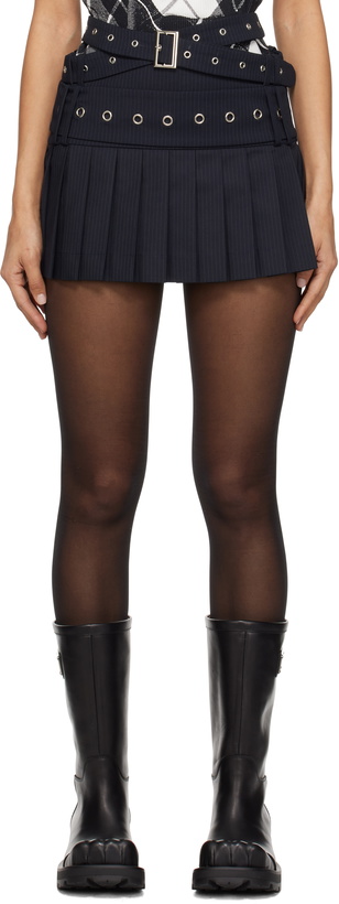 Photo: Charles Jeffrey LOVERBOY Navy Belt Miniskirt