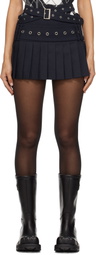 Charles Jeffrey LOVERBOY Navy Belt Miniskirt