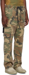 Song for the Mute Khaki Camouflage Cargo Pants
