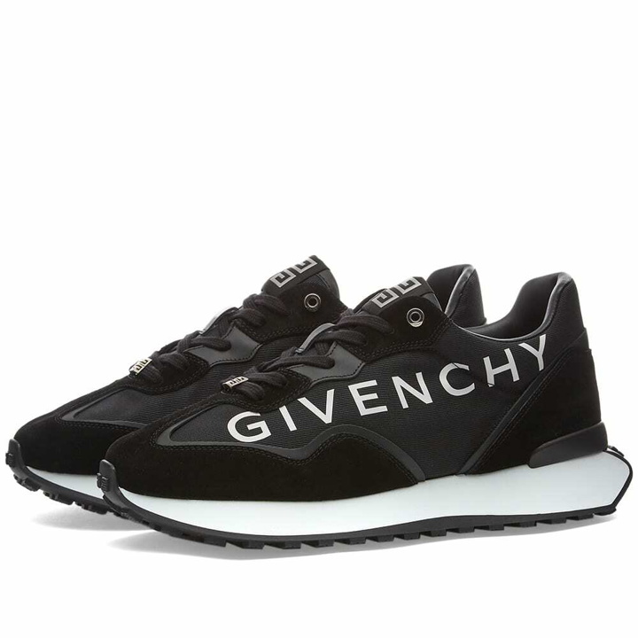 Photo: Givenchy Men's Giv Runner Light Sneakers in Black