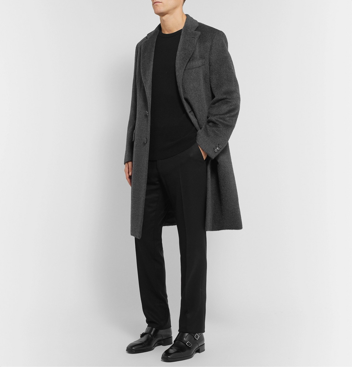 Black flannel trousers | The Kooples