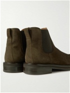 Mr P. - Olie Suede Chelsea Boots - Green