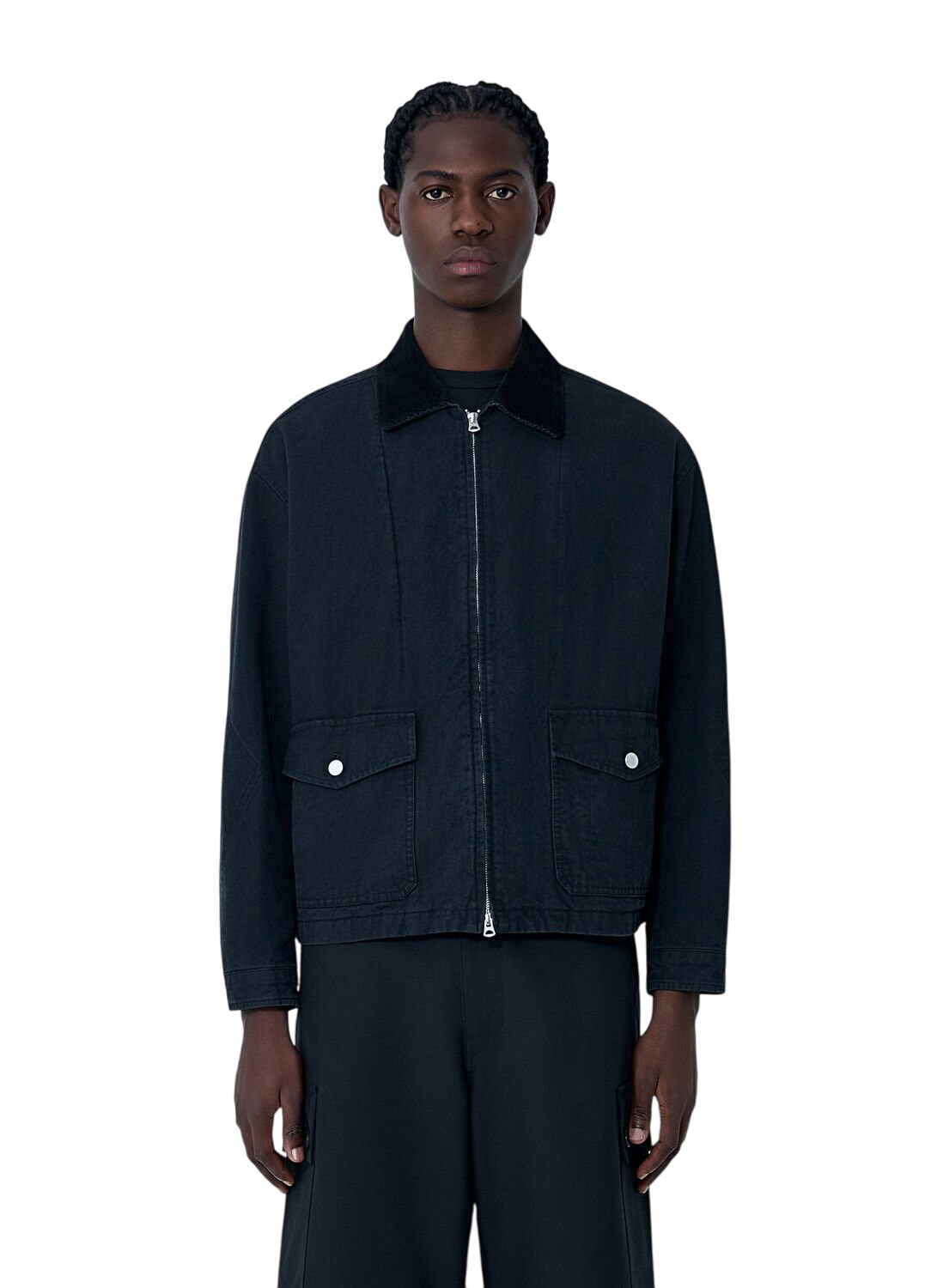Comme des Garçons Homme Nylon Twill Patchwork Coat Comme des