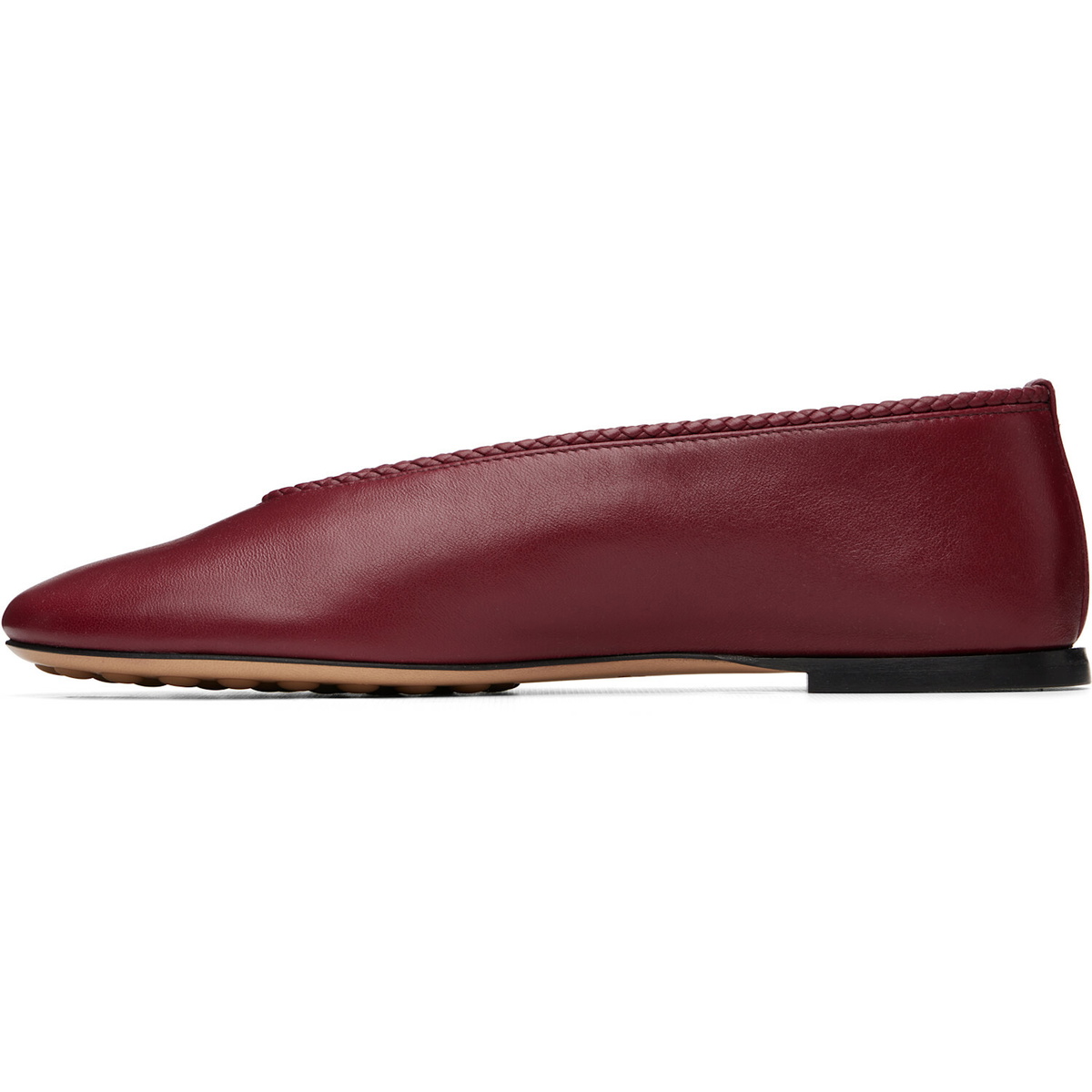 Bottega Veneta Red Rosa Ballerina Flats