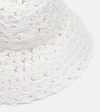 Aquazzura Crochet bucket hat