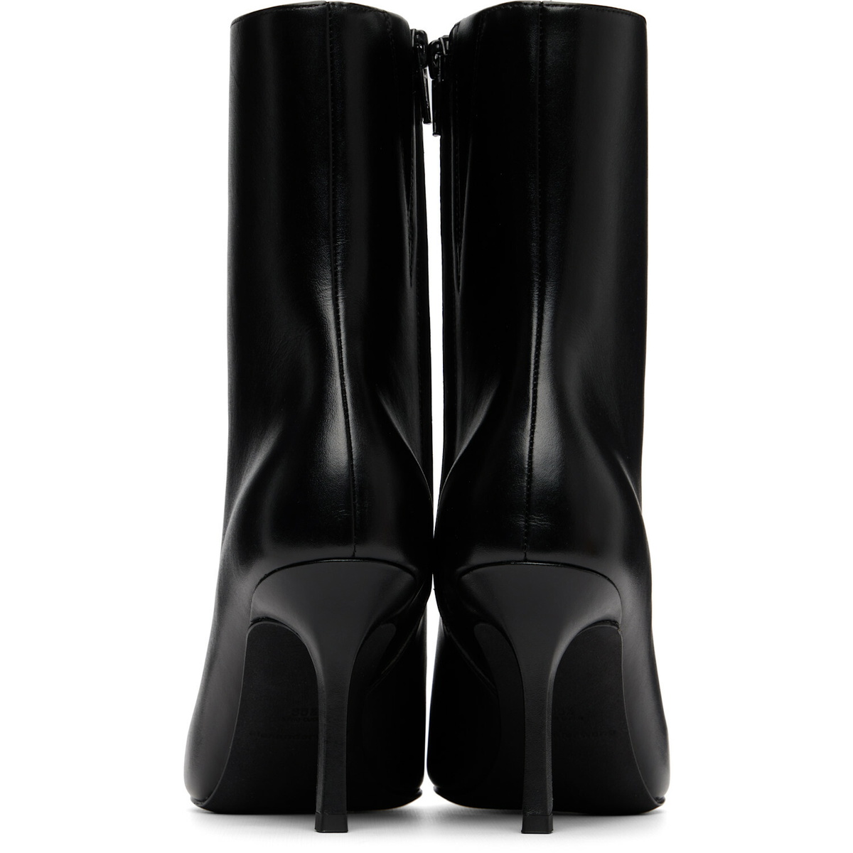 Alexander Wang Black Ferrara Zip Leather Boots