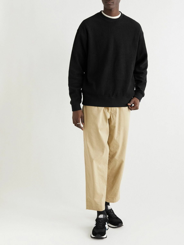 Photo: YMC - Fauss Organic Cotton-Terry Sweatshirt - Black