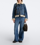 Sacai Belted wide-leg jeans