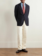 J. Mueser - Waverly Wool-Hopsack Blazer - Blue