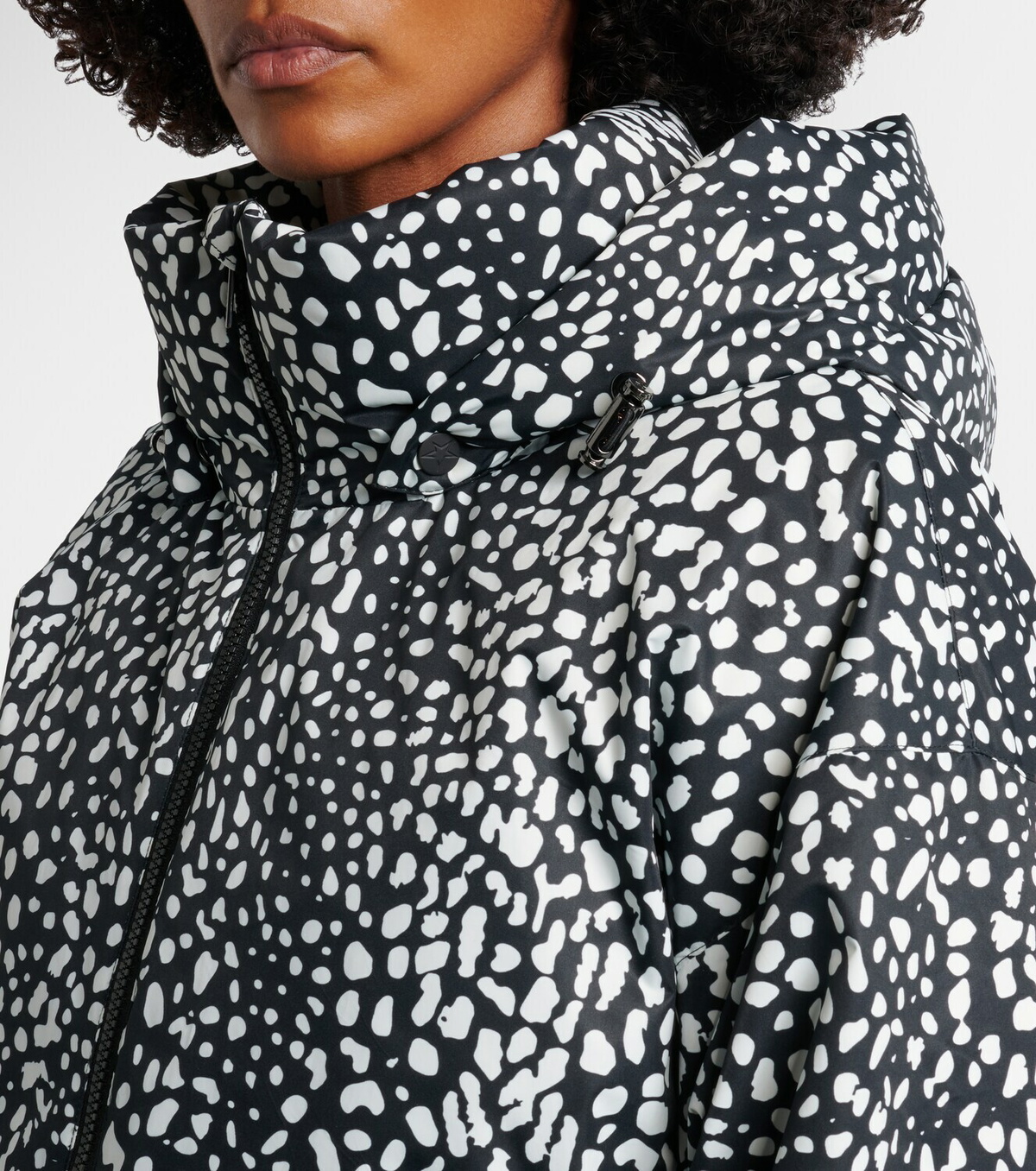 Perfect Moment Bubble leopard-print down ski jacket