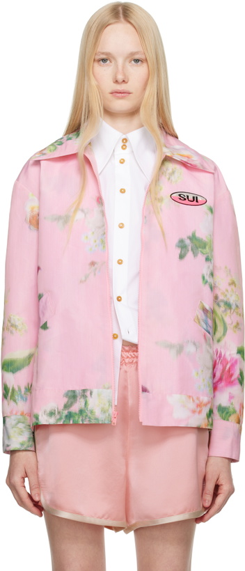 Photo: Anna Sui Pink Cabbage Rose Taffeta Jacket