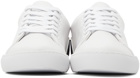Moschino White Logo Heel Low Sneakers