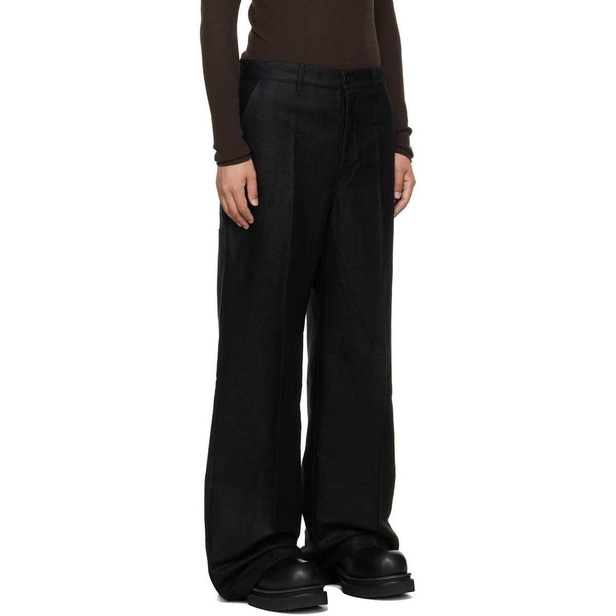 Rick Owens Black Tower Work Trousers