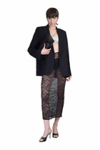 Laneus Skirt In Black Polyamide