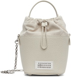 Maison Margiela Off-White Small 5AC Bucket Bag