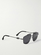 Fendi - O'Lock Aviator-Style Metal Sunglasses