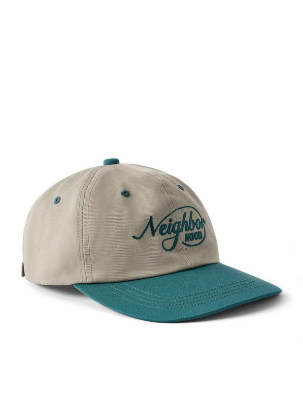 Photo: Neighborhood - Two-Tone Logo-Embroidered Twill Baseball Cap