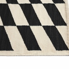 HAY Shift Kelim Rug - 140x200cm in Black 