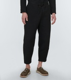 Byborre - Tapered cropped sweatpants