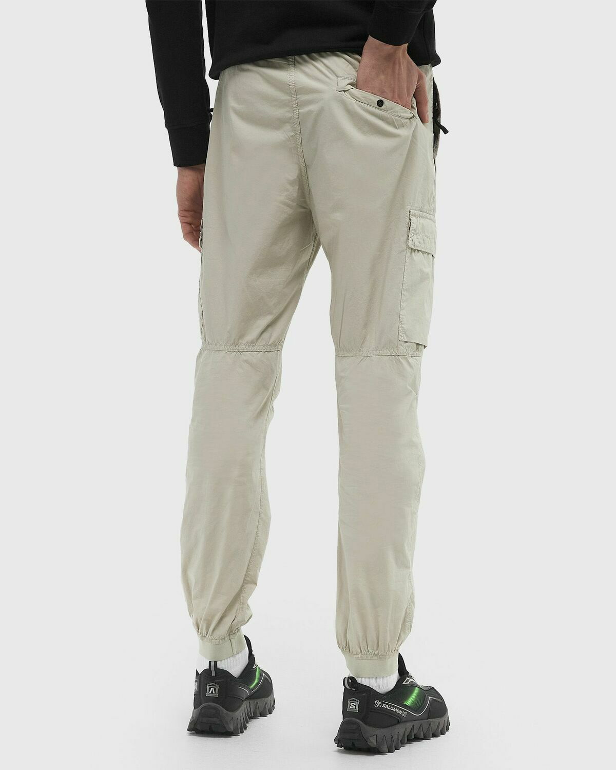 パンツ STONE  COTTON CARGO PANTS Stone Island STRETCH COTTON TELA 'PARACADUTE' CARGO TROUSERS Beige
