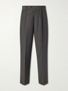 mfpen - Straight-Leg Pleated Wool Trousers - Gray