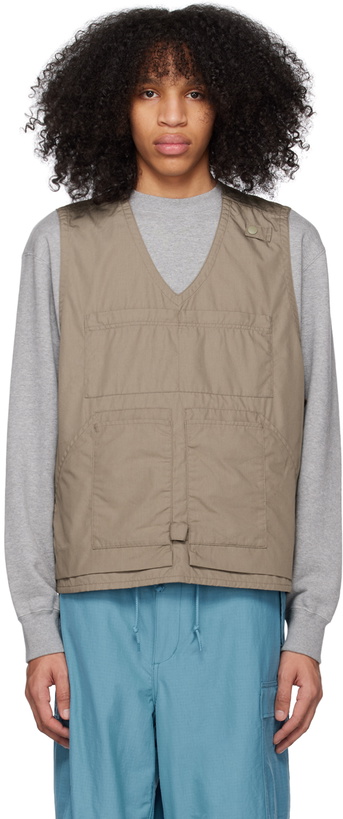 Photo: BEAMS PLUS Taupe Adventure Vest