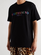 MASTERMIND WORLD - Printed Cotton-Jersey T-Shirt - Black