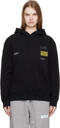 MM6 Maison Margiela Black Cotton Hoodie