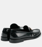 Victoria Beckham Chain leather loafers