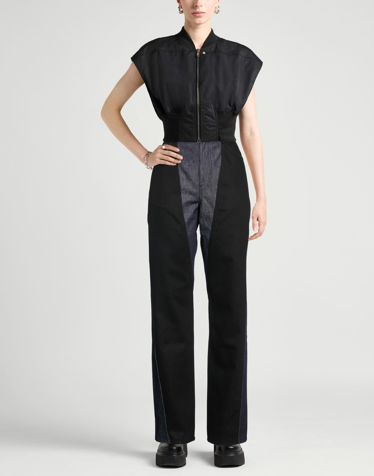 Mugler Womens Jeans in Blue