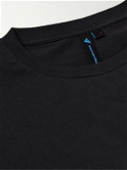 Klättermusen - Runa Token Printed Cotton-Jersey T-Shirt - Black