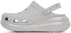 Crocs Off-White Crush Glitter Clogs