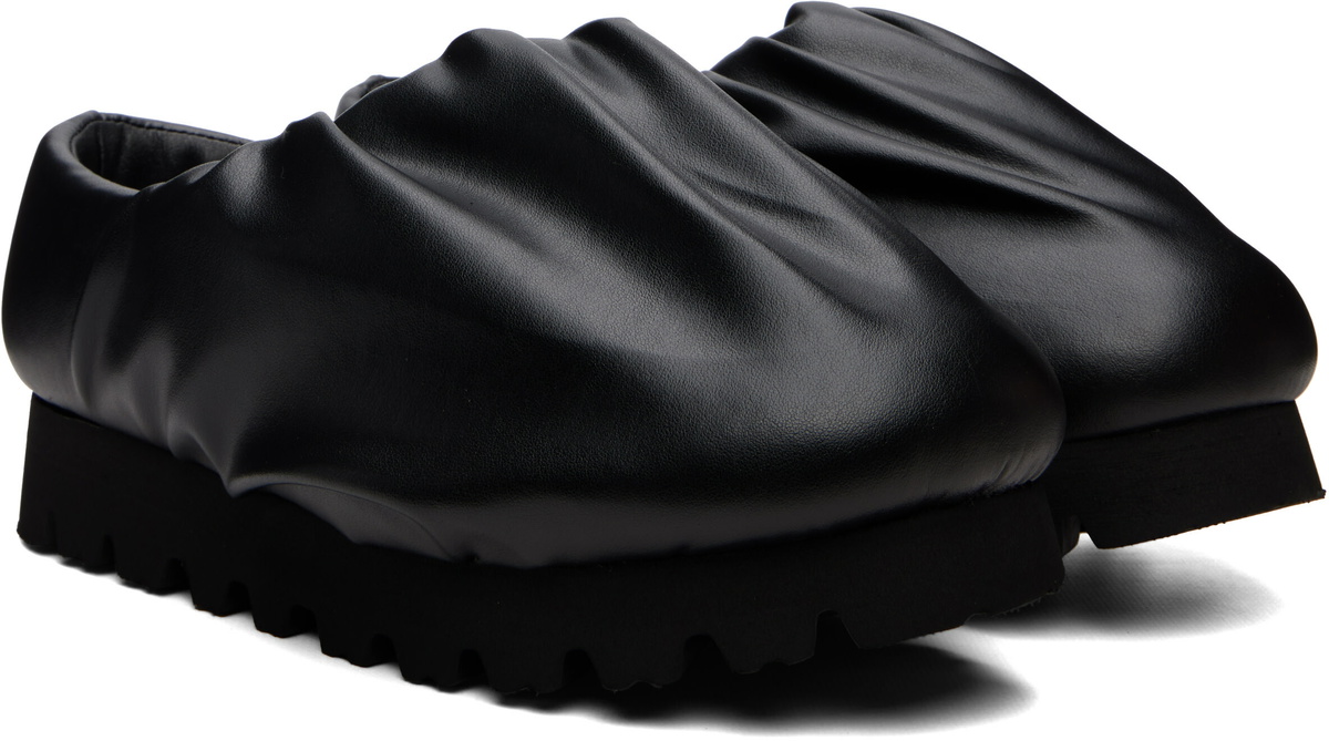 YUME YUME Black Camp Low Mule Loafers