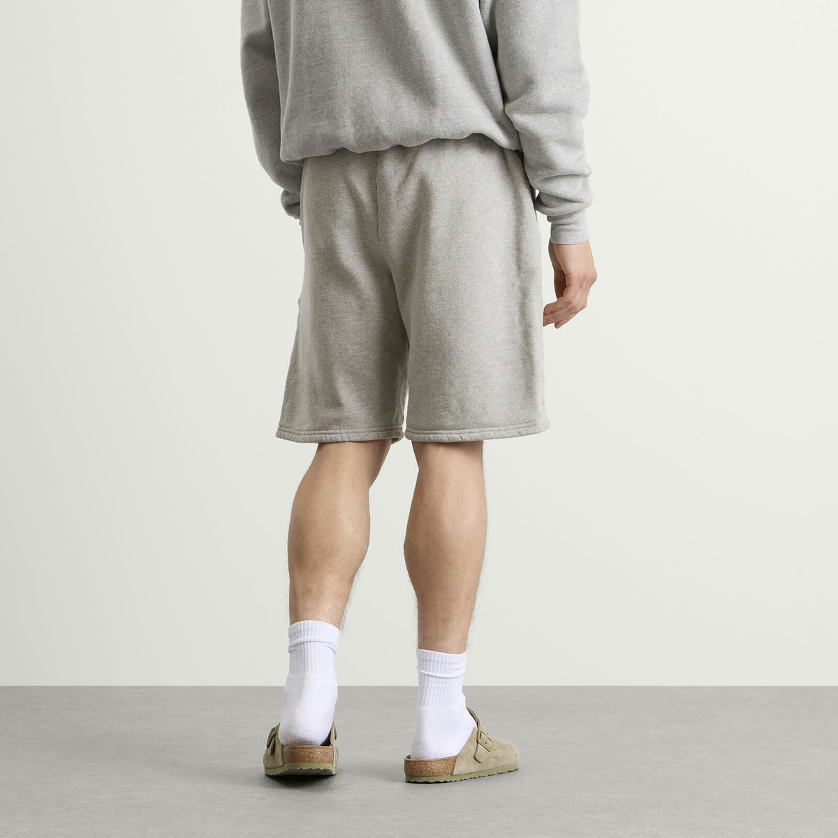Les Tien Men's Heavyweight Rider Short in Heather Grey
