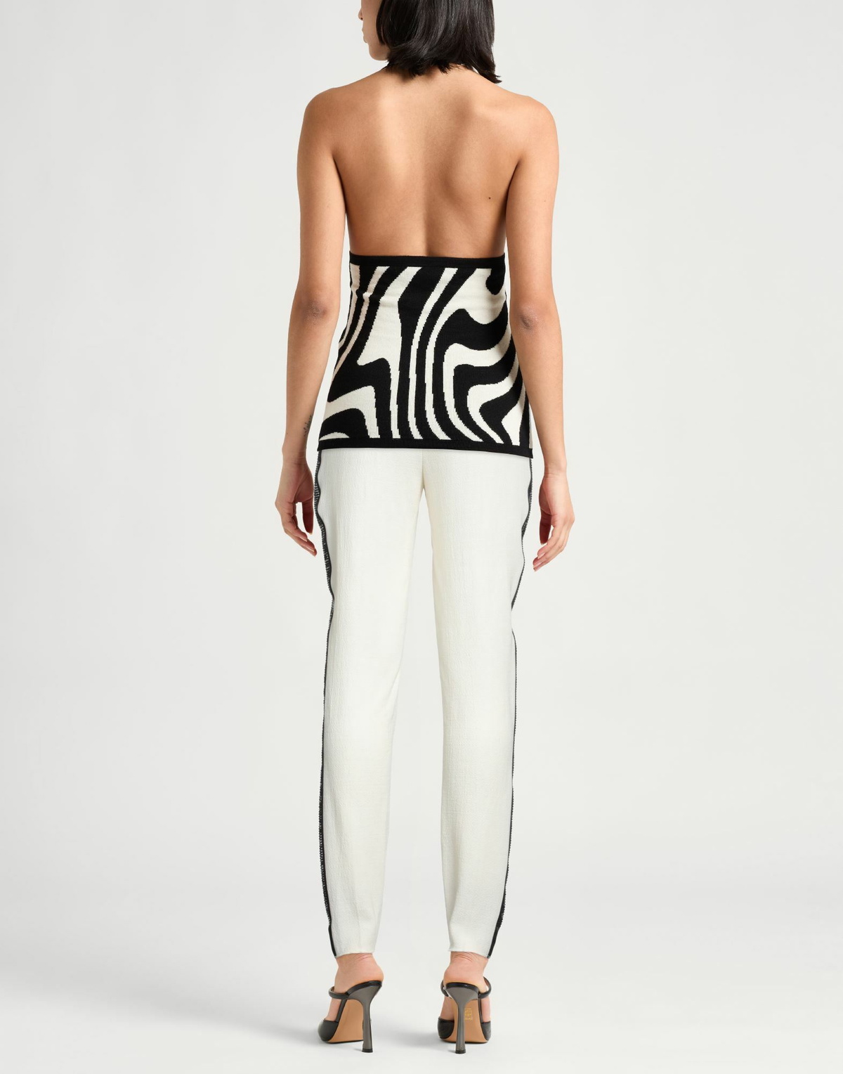 Philipp Plein Womens Pants in White
