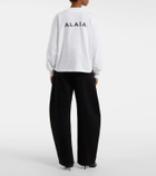 Alaïa Cotton jersey sweatshirt