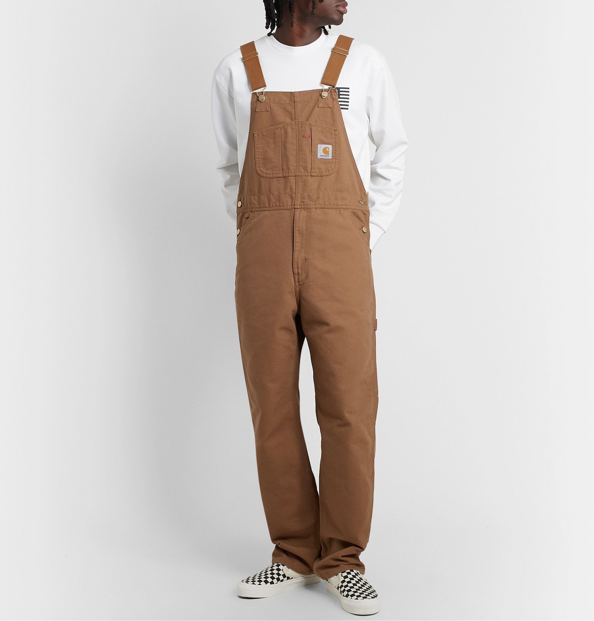 Carhartt WIP - Organic Cotton-Canvas Overalls - Brown Carhartt WIP