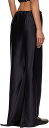 Ann Demeulemeester Black Eveline Long Bias Maxi Skirt