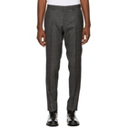 Boss Black and Grey Check Genesis 4 Trousers