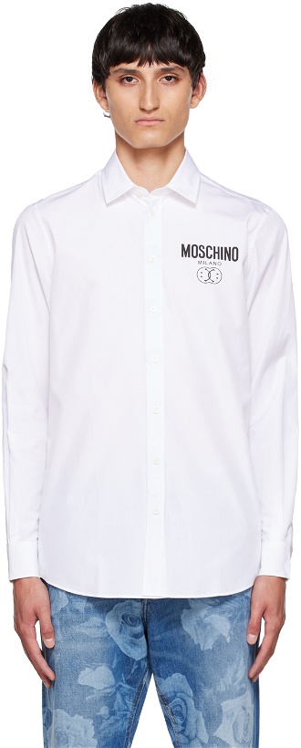 Photo: Moschino White Smiley Edition Shirt