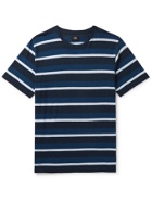 EDWIN - Cove Garment-Dyed Striped Cotton T-Shirt - Blue