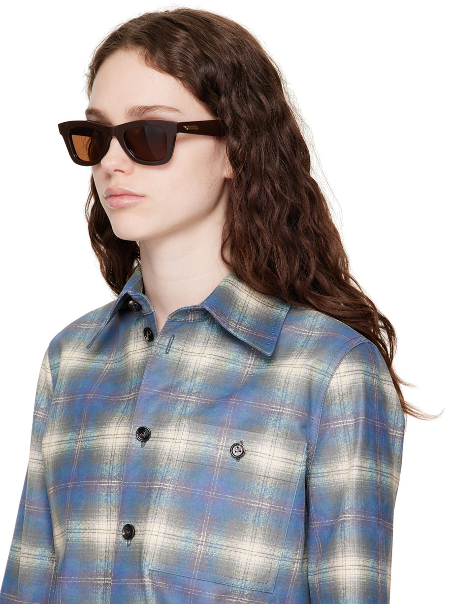 Bottega Veneta Wayfarer Tinted Sunglasses Bottega Veneta Wayfarer Tinted Sunglasses - Brown Sunglasses  main image 3