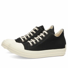 Rick Owens DRKSHDW Women's Low Sneakers in Black Milk