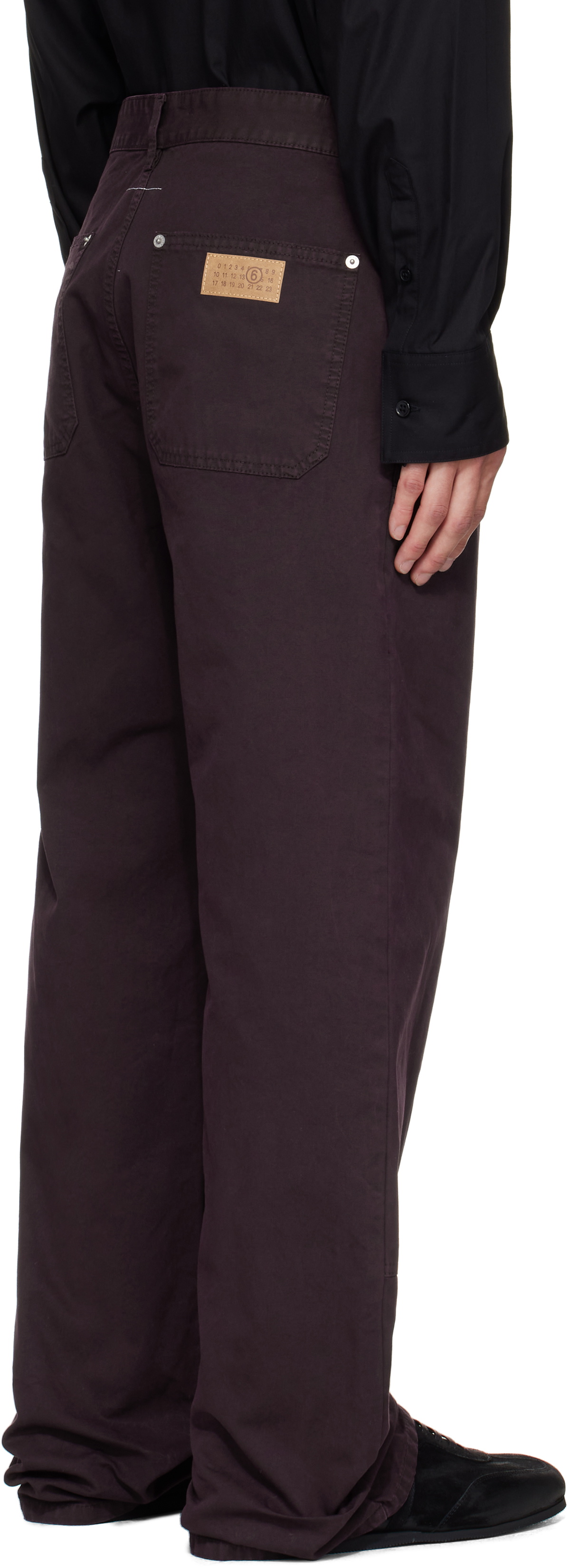 MM6 Maison Margiela Purple 5-Pocket Jeans