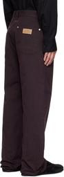 MM6 Maison Margiela Purple 5-Pocket Jeans