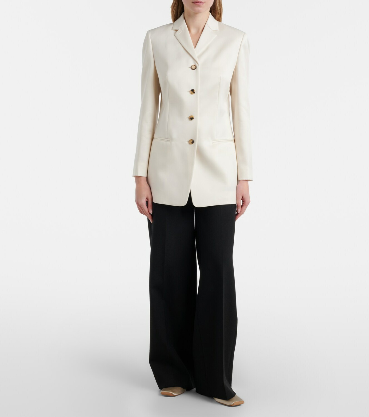 Calvin Klein Collection Adrian wool and silk blazer