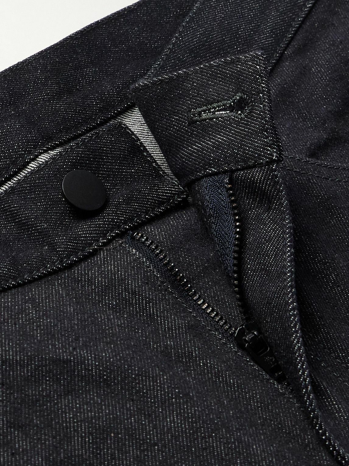 Moncler - Straight-Leg Logo-Appliquéd Jeans - Blue