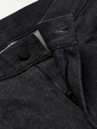 Moncler - Straight-Leg Logo-Appliquéd Jeans - Blue