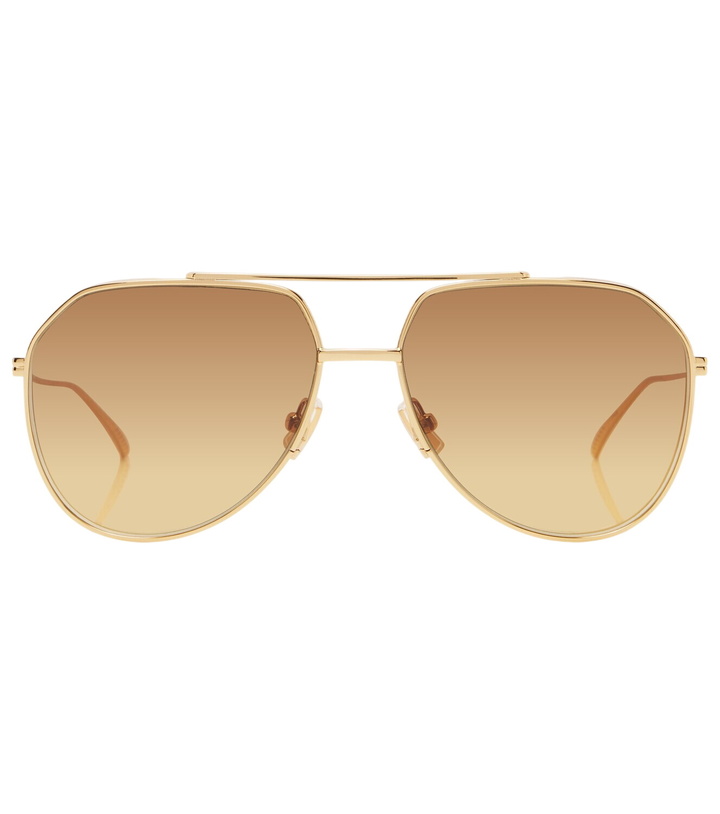 Photo: Bottega Veneta Light Ribbon aviator sunglasses
