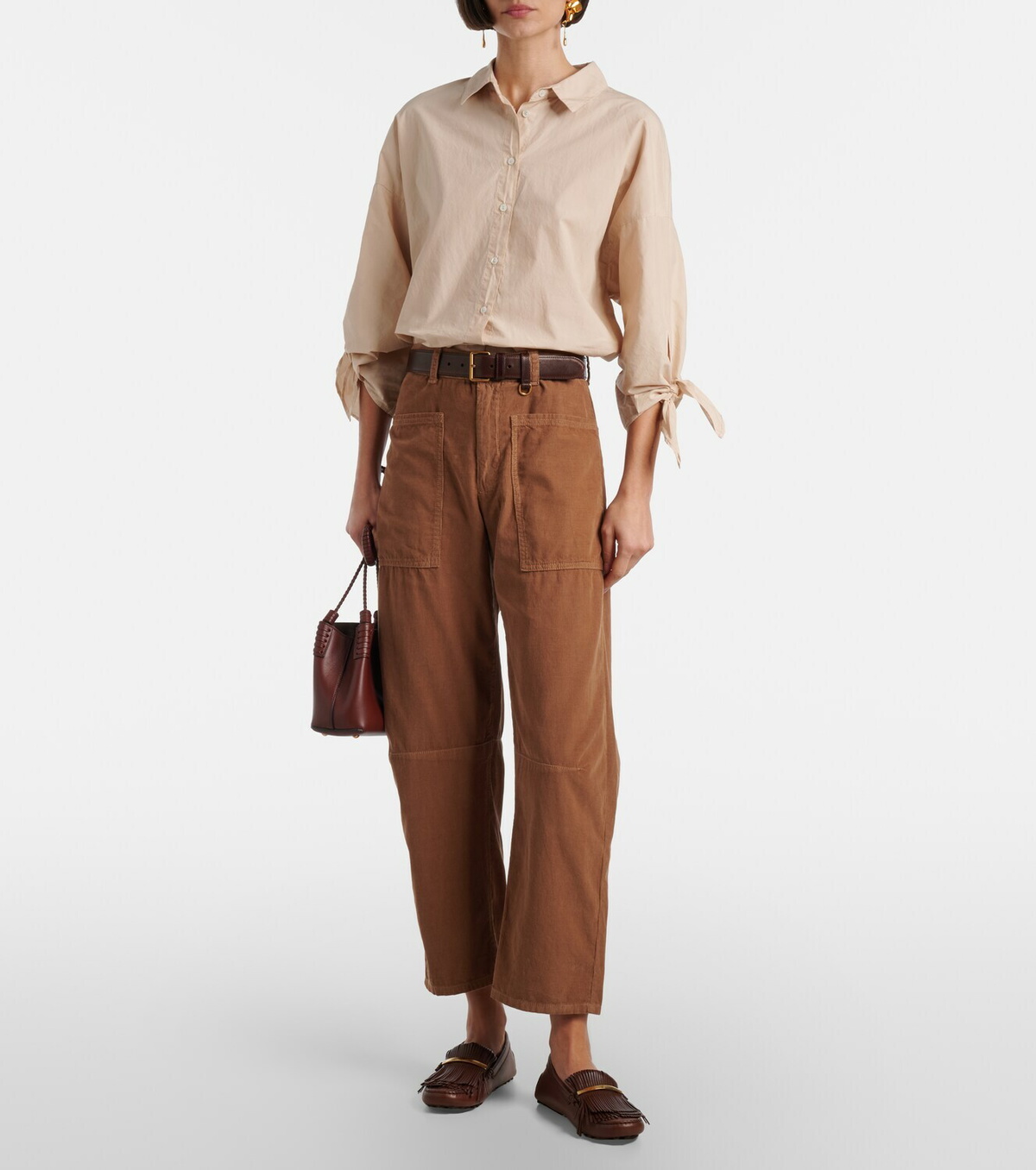 Velvet Sue cotton straight pants